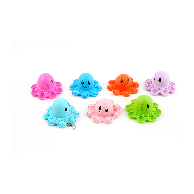 Jouet de pieuvre de décompression en silicone