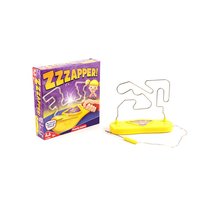 Plastique Méfiez-vous du jeu de jeu d'électrocution