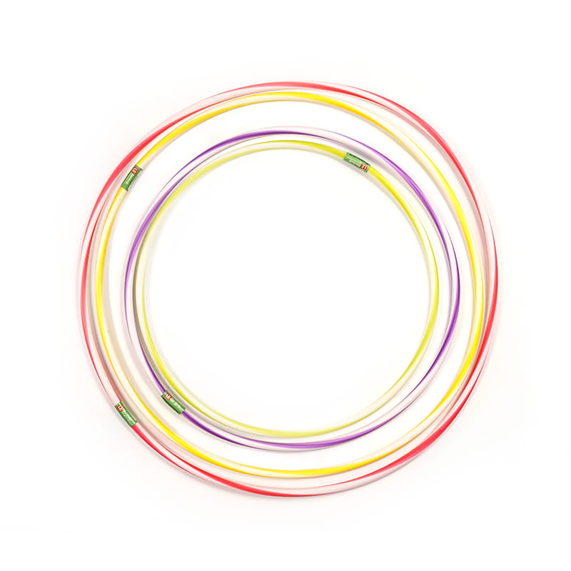 Hoop de hula en plastique en plastique à deux couleurs pour enfants